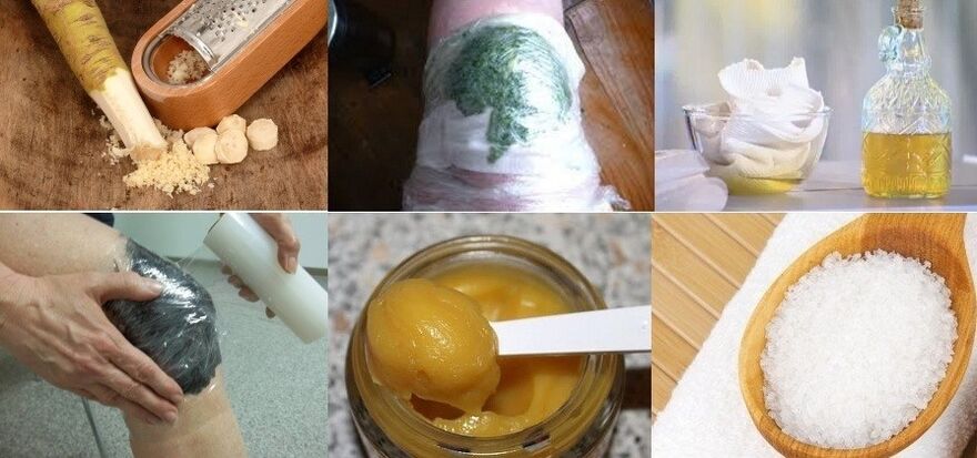 folk remedies for arthrosis of the knee joint